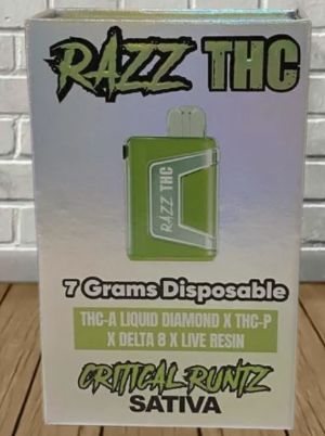 Critical Runtz – Razz THC Live Resin THCa Liquid Diamond Blend 7g