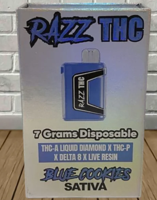 Bleu Cookies – Razz THC Live Resin THCa Liquid Diamond (7g)