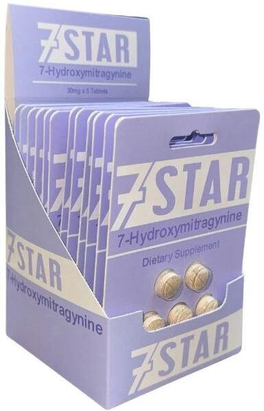 7 Star 7-Hydroxymitragynine Extract Tablets 30mg per Tablet