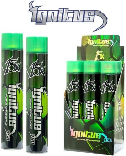 Ignitus Butane 15X – 750ml Premium Refill 9 Cans