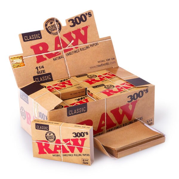 RAW Classic 300’s Edition 1 1/4” Rolling Papers