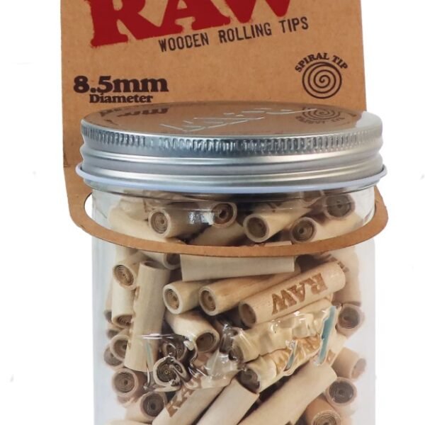 RAW | Uncoated Tree Tips 135/Jar 8.5mm