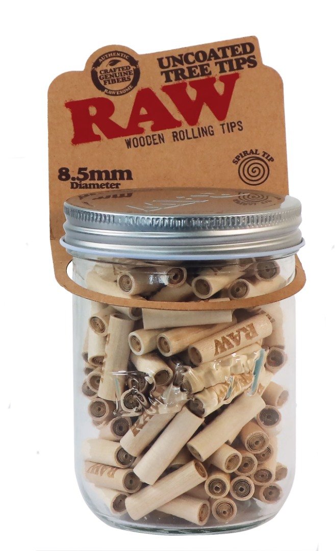 RAW | Uncoated Tree Tips 135/Jar 8.5mm