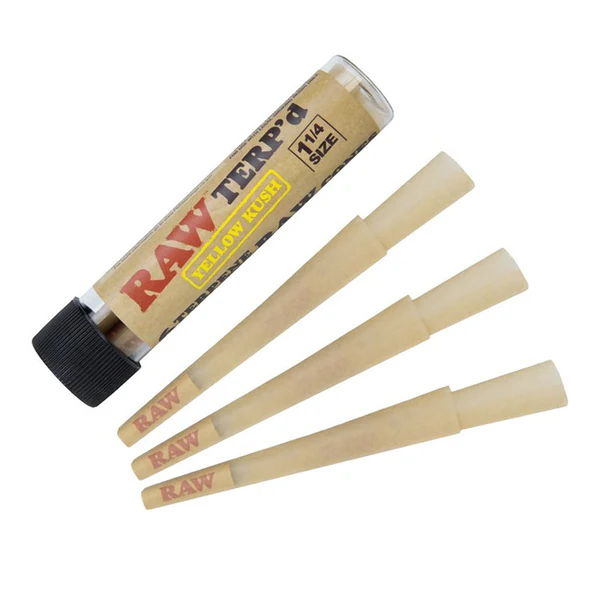 RAW | Terp’d 1 1/4 (Yellow Kush) (6-pack)